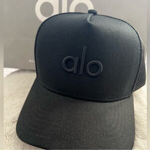 Alo Black Trucker Hat